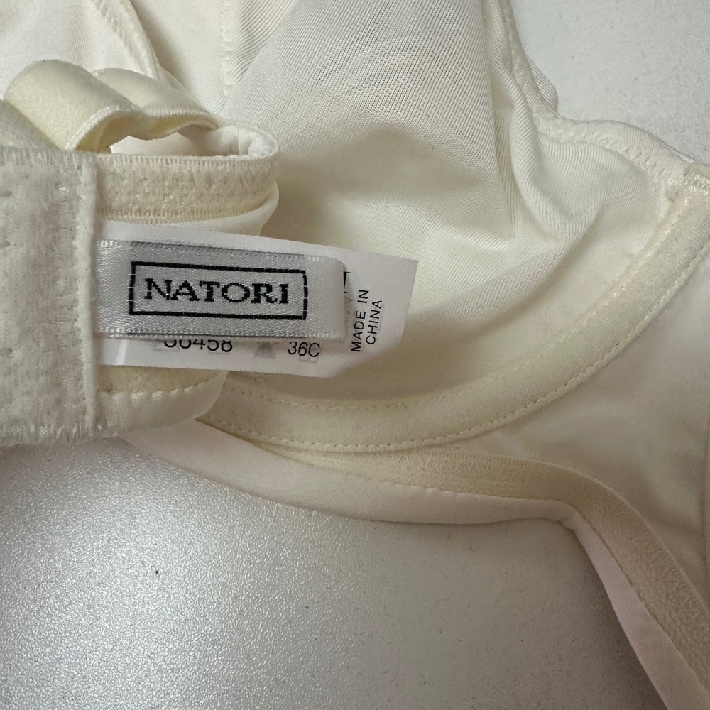 Natori Pearl Underwire Bra 36C Pearl Off White Unlined Seamless 36458 NEW - Picture 6 of 8